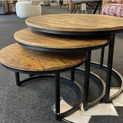 Tables basses gigogne rondes Arno